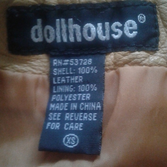 Dollhouse Genuine leather skirt - Picture 2 of 6